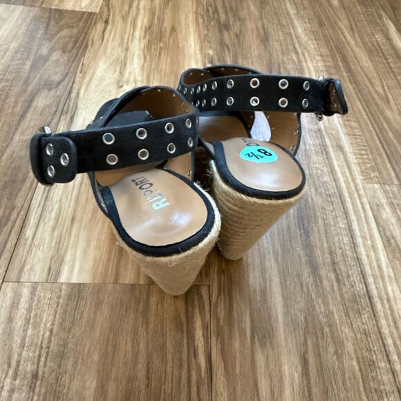 Report Caden Dark Grey Suede Espadrille Wedge Size 9 NWOT - Picture 6 of 6